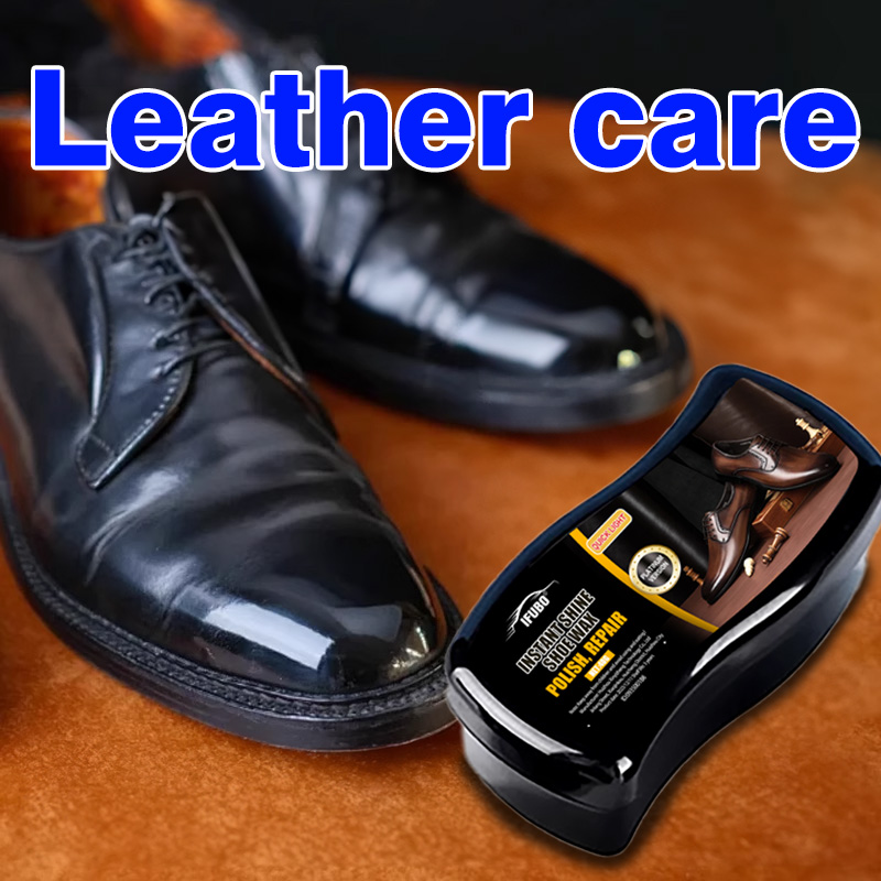 Shoe Polish Cream - Éponge à cirage instantané Ifubo, cire