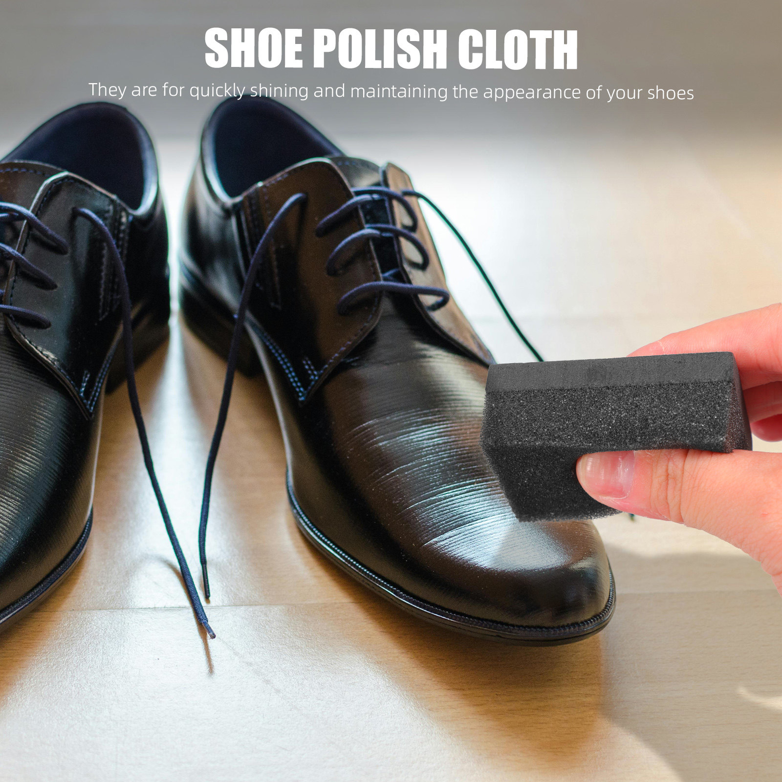 10 Lingettes jetables noires p - Shoe Polish Cream avis et prix